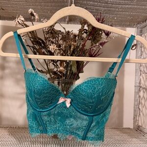 Victoria’s Secret Teal Lace Bralette